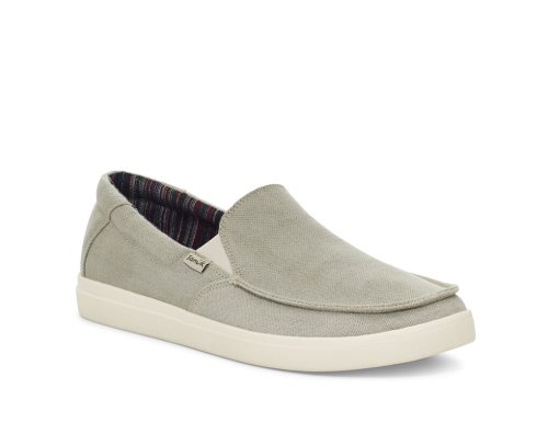 Basket Sanuk Sideline 2 Hemp Slip-on Homme - Grise SBXZNC561